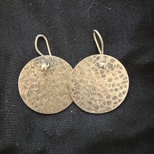 Silpada Hammered Sterling Earrings